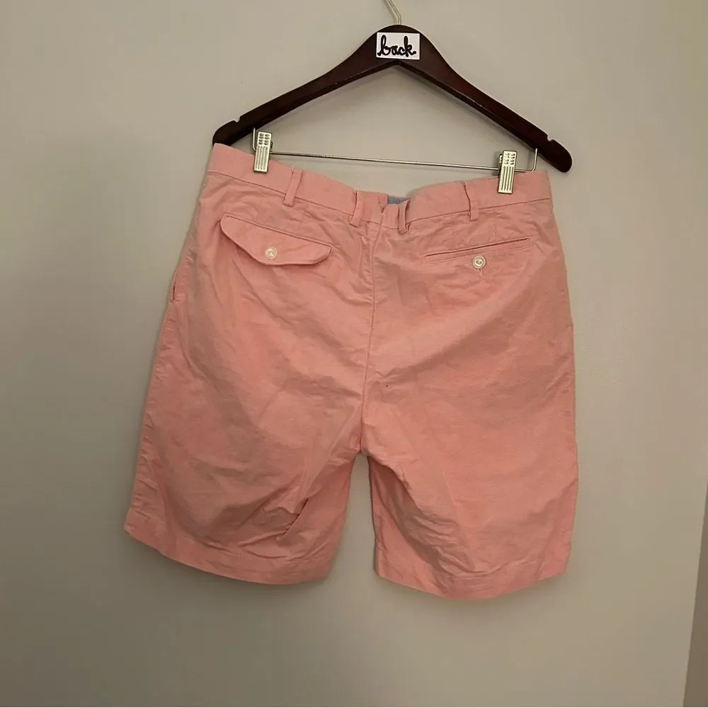 Polo by Ralph Lauren 34 Pastel Orange Peach Shorts Preppy Sporty Old Money